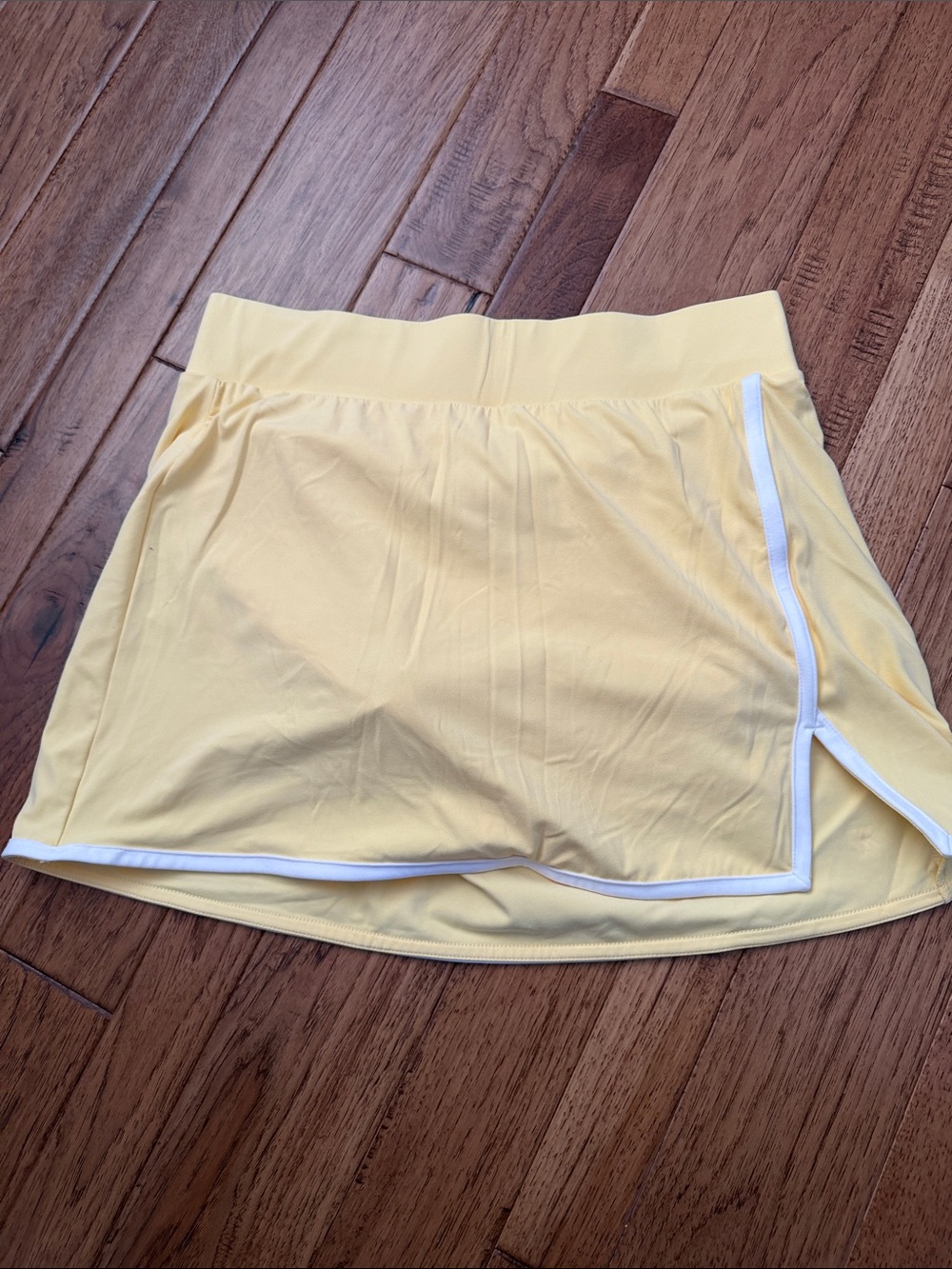all in motion Yellow Athletic Skort with White Trim